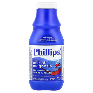 Phillip's, Milk of Magnesia, Wild Cherry, 12 fl oz (355 ml)