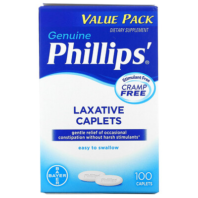 

Phillip's Laxative Caplets 100 Caplets