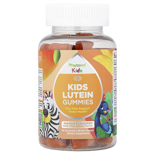 Phytoral, Niños, Gomitas de luteína, Mango, 60 gomitas