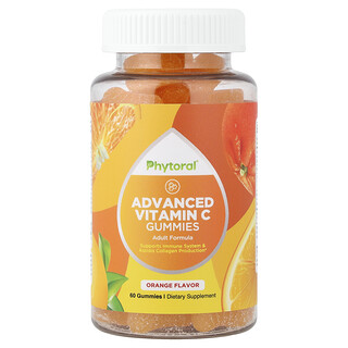 Phytoral, 高级维生素 C 软糖，橙味，60 粒软糖
