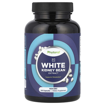 Phytoral White Kidney Bean Extract 1 200 mg 120 Capsules (600 mg per Capsule)