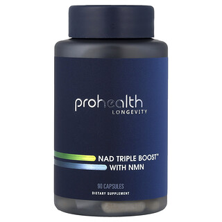 ProHealth Longevity, NAD Triple Boost™ con NMN, 90 cápsulas