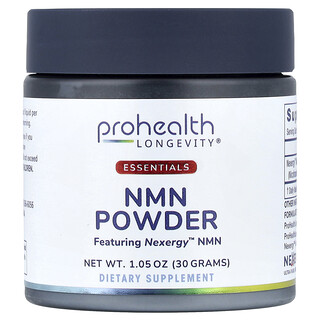 ProHealth Longevity, Productos esenciales, NMN en polvo, 30 g (1,05 oz)