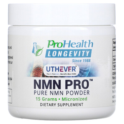 

ProHealth Longevity NMN Pro, чистый порошок NMN, 250 мг, 15 г