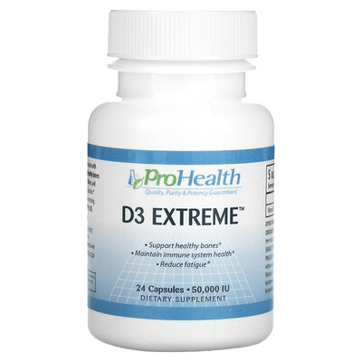 

ProHealth Longevity D3 Extreme 50 000 IU 24 Capsules