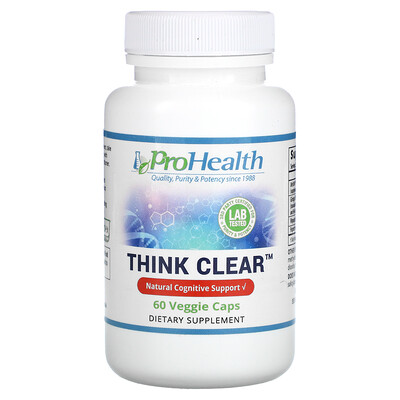 

ProHealth Longevity Think Clear, 60 растительных капсул