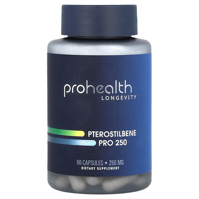 ProHealth Longevity  Pterostilbene Pro 250  250 mg  60 Capsules
