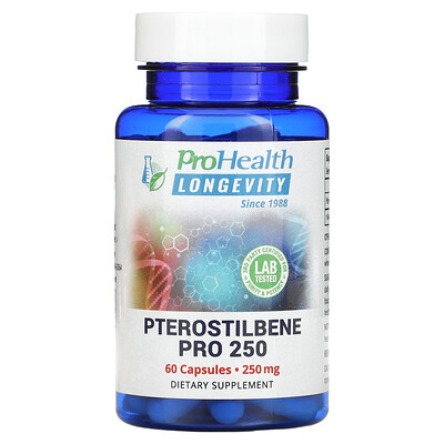

ProHealth Longevity Pterostilbene Pro 250 250 mg 60 Capsules