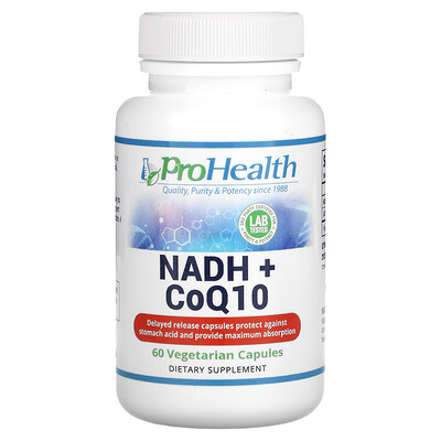 

ProHealth Longevity NADH + CoQ10 60 Vegetarian Capsules