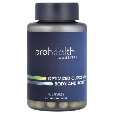 ProHealth Longevity  Optimized Curcumin  Body and Joint  60 Capsules