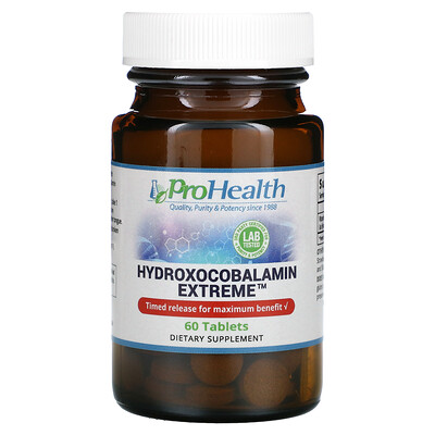 

ProHealth Longevity Hydroxocobalamin Extreme 60 таблеток