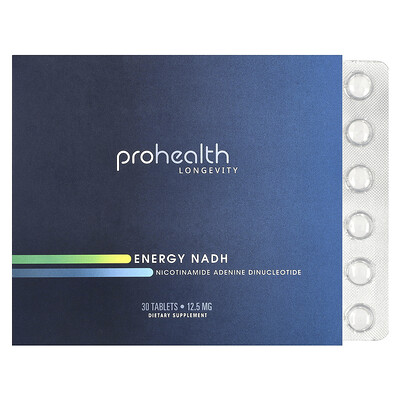 ProHealth Longevity  Energy NADH  12.5 mg   30 Tablets