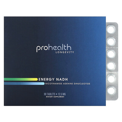 ProHealth Longevity  Energy NADH  12.5 mg  90 Tablets