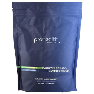 ProHealth Longevity, Longevity Collagen Complete Powder, Longevity-Kollagen-Komplettpulver, geschmacksneutral, 690 g (24,3 oz.)
