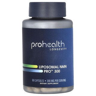 ProHealth Longevity, NMN Lipossomal Pro 300, 60 Cápsulas (150 mg por Cápsula)