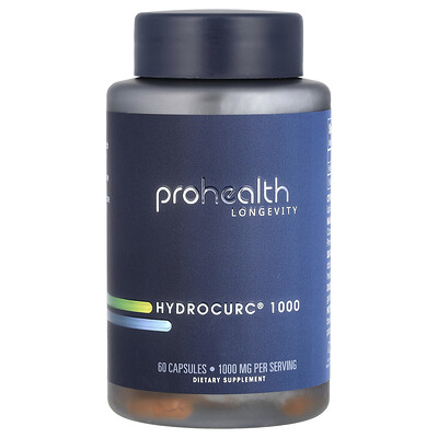 ProHealth Longevity  Hydrocurc® 1000  1 000 mg  60 Capsules (500 mg Per Capsule)
