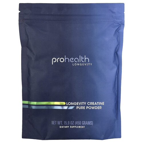 Prohealth Longevity Longevity Creatine Pure Powder, 15.9 oz (450 g)