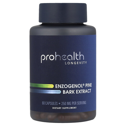 Prohealth Longevity Enzogenol® Pine Bark Extract, 60 Capsules (125 mg per Capsule)
