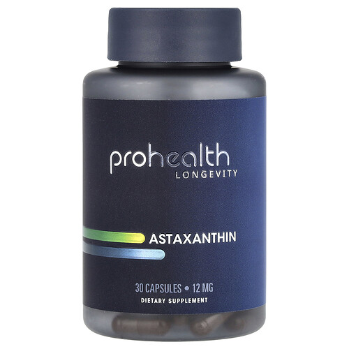 ProHealth Longevity, アスタキサンチン、12mg、30粒