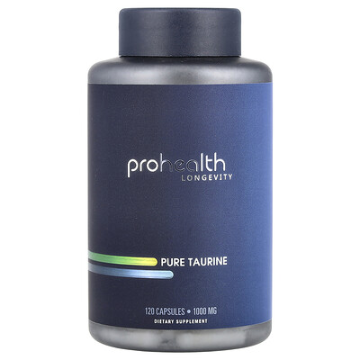 ProHealth Longevity  Pure Taurine  1 000 mg  120 Capsules