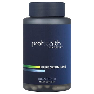 ProHealth Longevity  Pure Spermidine  1 mg  180 Capsules