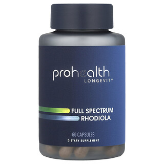 ProHealth Longevity, Spektrum Penuh Rhodiola, 60 Kapsul