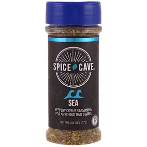 Купить Spice Cave, Морская цитрусовая приправа с перцем, 3,8 унц. (107 г)  на IHerb