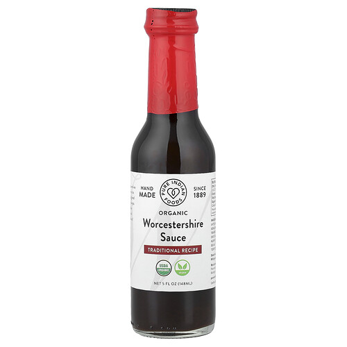 Pure Indian Foods, Bio-Worcestershire-Sauce, 148 ml (5 fl. oz.)