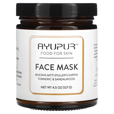Pure Indian Foods  Ayupur  Face Beauty Mask  4.5 oz (127 g)