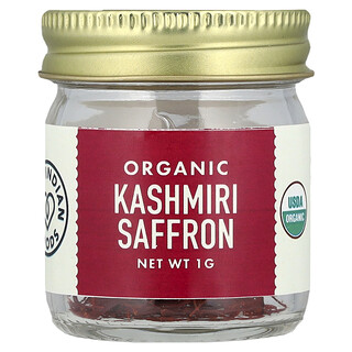 Pure Indian Foods, Organic Kashmiri Saffron , 1 g