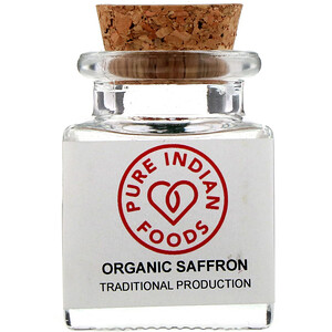 Отзывы о Пуре Индиан Фудс, Organic Saffron, 1 g