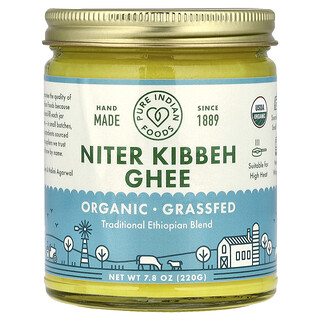 Pure Indian Foods, Organic Niter Kibbeh Ghee, 220 g