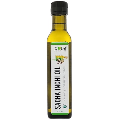 Pure Indian Foods 有機印加果油,冷榨,初榨,250 毫升