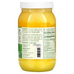 Pure Indian Foods 100 Organic Grass Fed Original Ghee 15 Oz 425 G