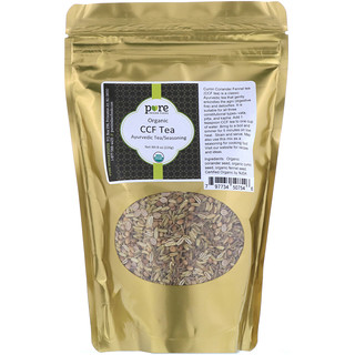 Pure Indian Foods, Organic CCF Tea, Ayurvedic Tea/Seasoning, 8 oz (226 g)