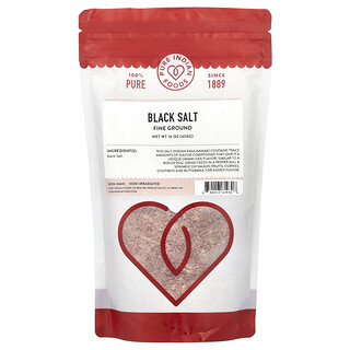 Pure Indian Foods, Sel noir, Fine poudre, 454 g