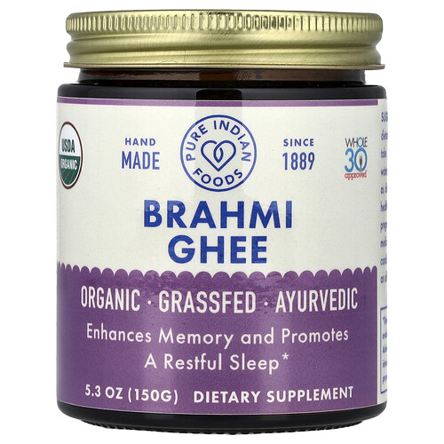Pure Indian Foods, Organic Brahmi Ghee, 5.3 oz (150 g)
