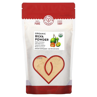 Pure Indian Foods  Organic Bilva Powder  8 oz (227 g)