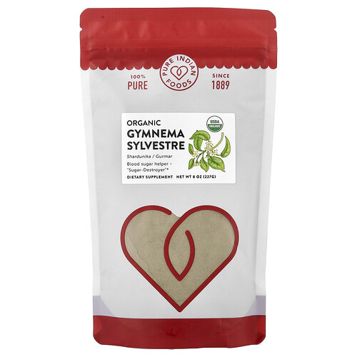 Pure Indian Foods, Organic Gymnema Sylvestre, 8 oz (227 g)