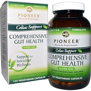 Pioneer Nutritional Formulas, Comprehensive Gut Health, брюшная поддержка, 120 растительных капсул 