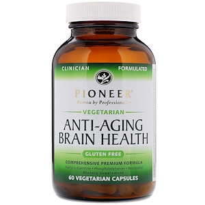 Отзывы о Пионеер Нутритионал Формулас, Anti-Aging Brain Health, 60 Vegetarian Capsules