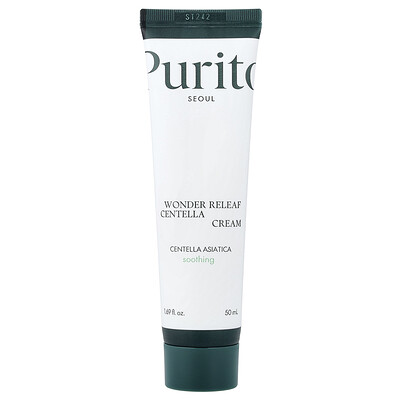 Product Image for Purito, Wonder Releaf Centella Cream, 1.69 fl oz (50 ml)