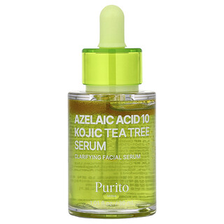 Purito, Azelaic Acid 10, Koji Tea Tree Serum, 30 ml (1.01 fl oz)