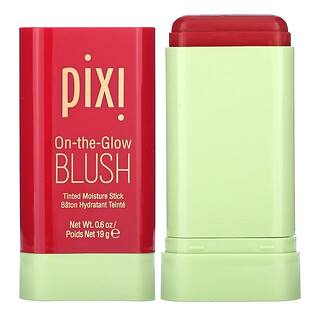 Pixi Beauty, オン ザ グロウ ブラッシュ、ティンテッド モイスチャー スティック、ルビー、19g（0.6オンス）