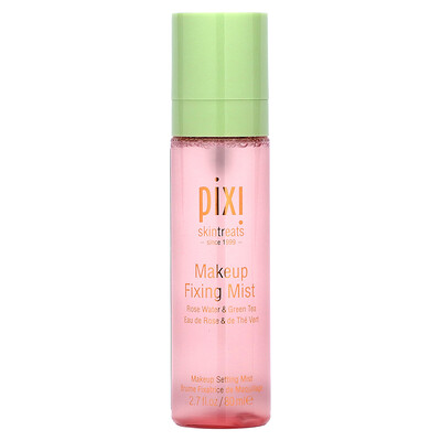 Pixi Beauty спрей для фиксации макияжа, с розовой водой и зеленым чаем, 80 мл (2,7 жидкой унции)