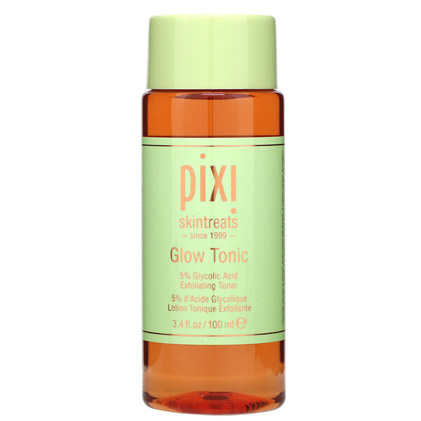 Pixi Beauty, Skintreats（スキントリーツ）、グロートニック、角質除去トナー、すべての肌タイプ、100ml（3.4fl oz）