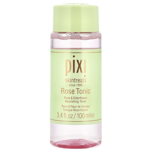 Pixi Beauty, Rose Tonic, Rose & Elderberry Nourishing Toner, pflegendes Gesichtswasser mit Rose und Holunder, alkoholfrei, 100 ml (3,4 fl. oz.)