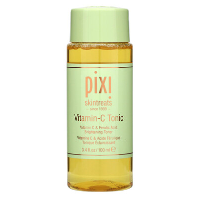 Купить Pixi Beauty Skintreats, тоник с витамином C, осветляющий тонер, 100 мл (3, 4 жидких унции)