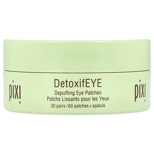 Pixi Beauty DetoxifEye, Depuffing Eye Patches, 60 Patches