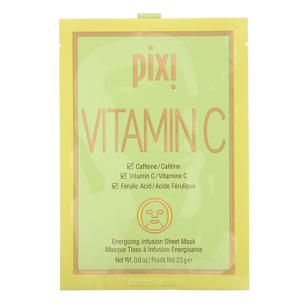 Vitamin C, Energizing Infusion Sheet Mask, 3 Sheet Masks, 0.8 oz (23 g) Each